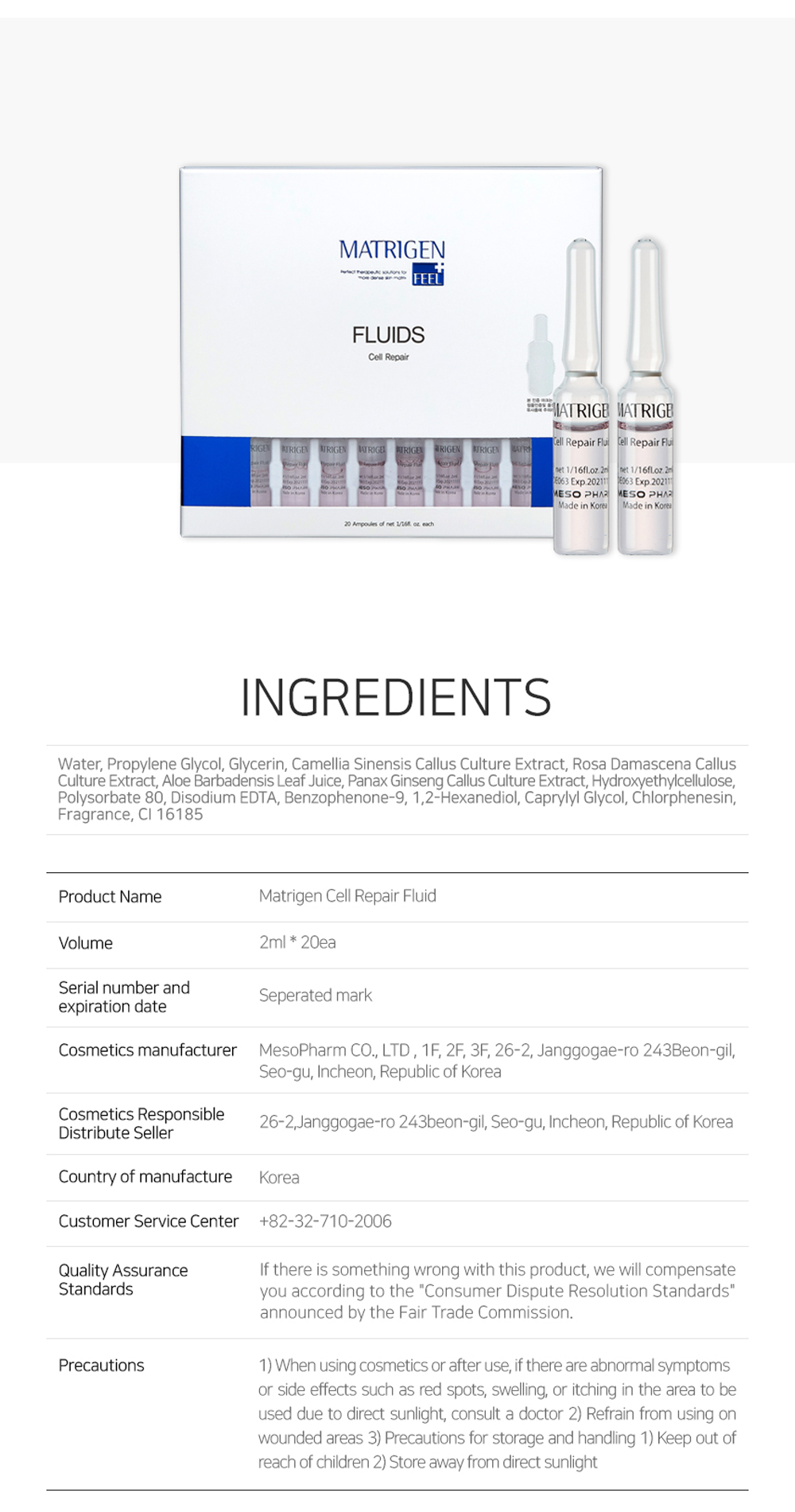 Cell Repair Fluids banner