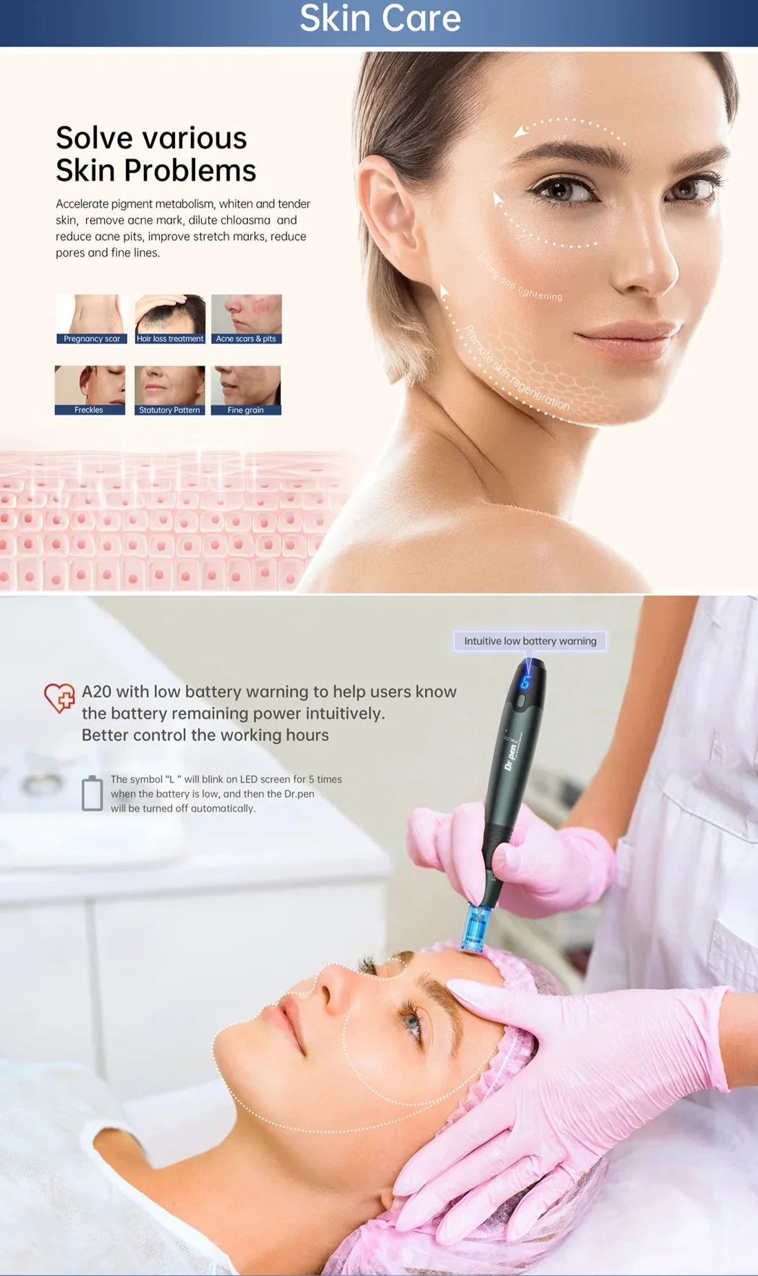 Dr.Pen A20 Microneedling Pen For Professionals